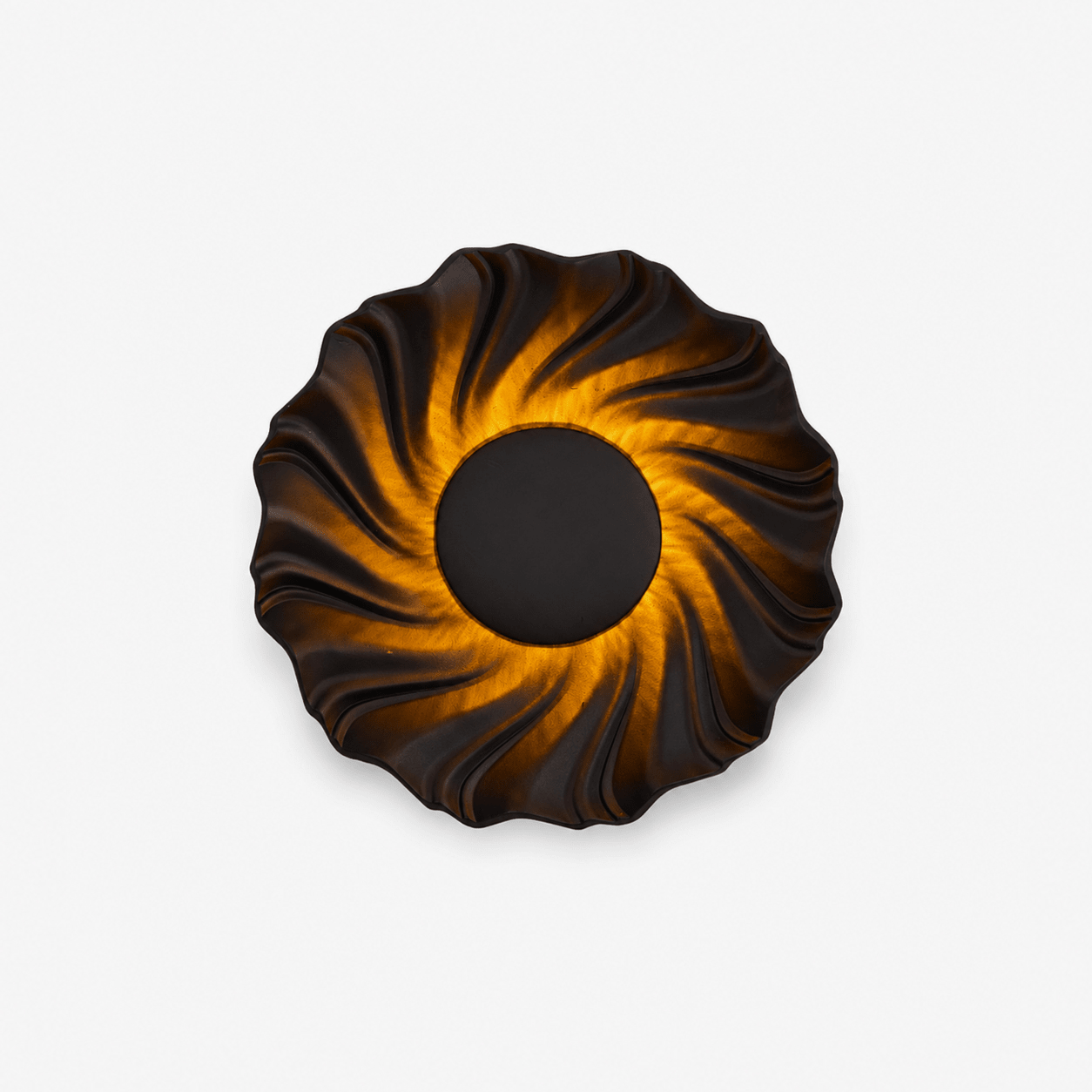 Solar Spiral Wall Sconce-Neutral Decor
