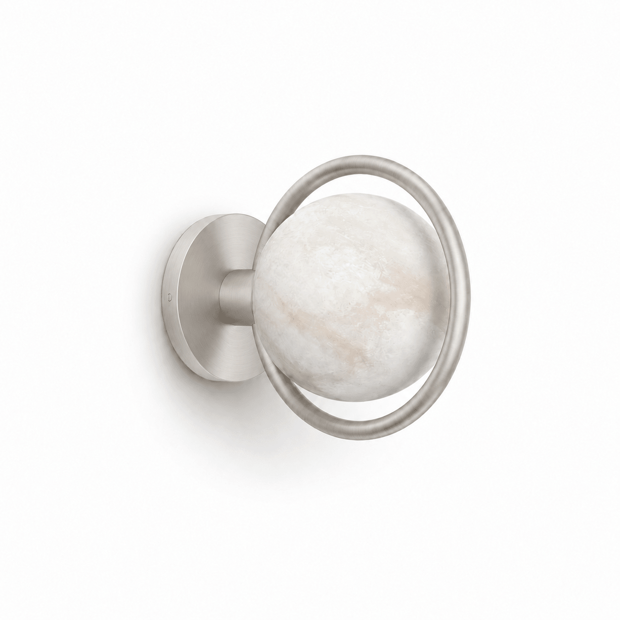 Celestial Ring Alabaster Wall Lamp-Neutral Decor