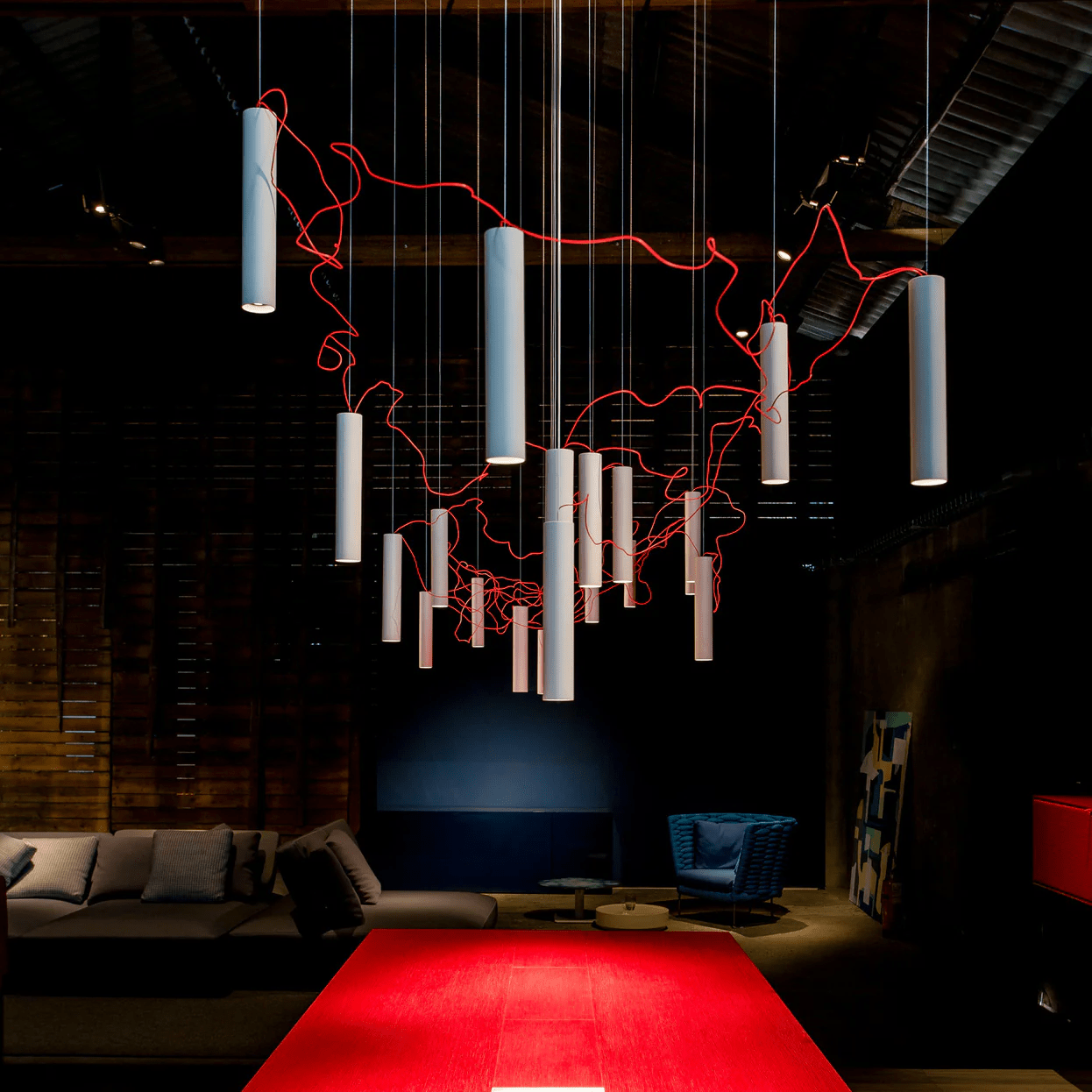 Astilo Cluster LED Pendant Lamp-Neutral Decor