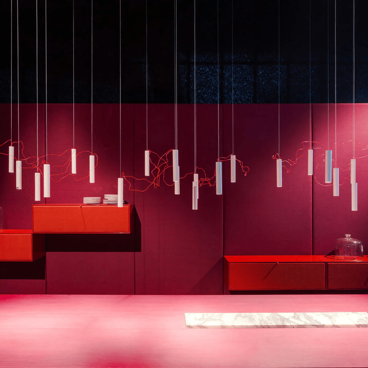 Astilo Cluster LED Pendant Lamp-Neutral Decor