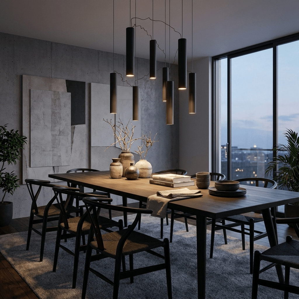 Astilo Cluster LED Pendant Lamp-Neutral Decor