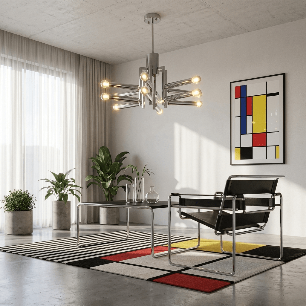 Sputnik Chrome Chandelier-Neutral Decor