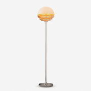 Dome Louver Floor Lamp-Neutral Decor