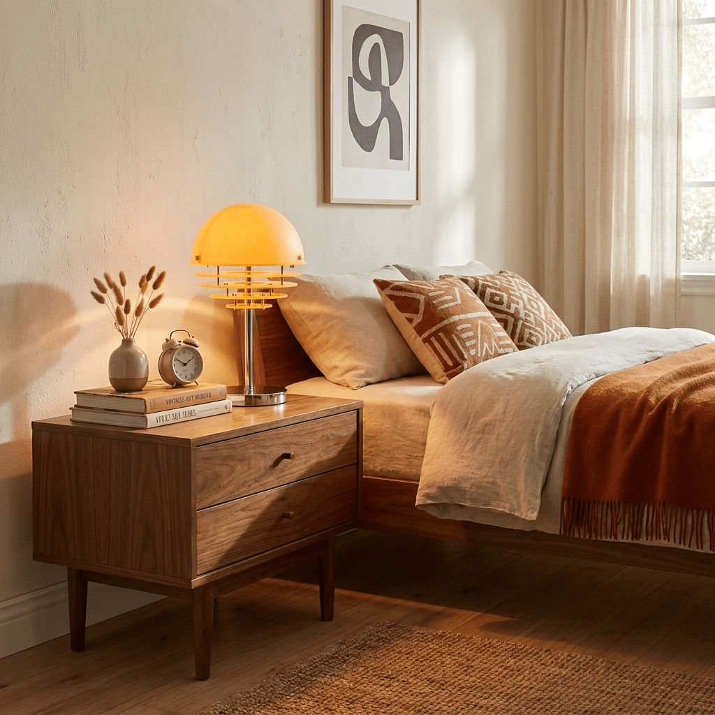 Dome Louver Table Lamp-Neutral Decor
