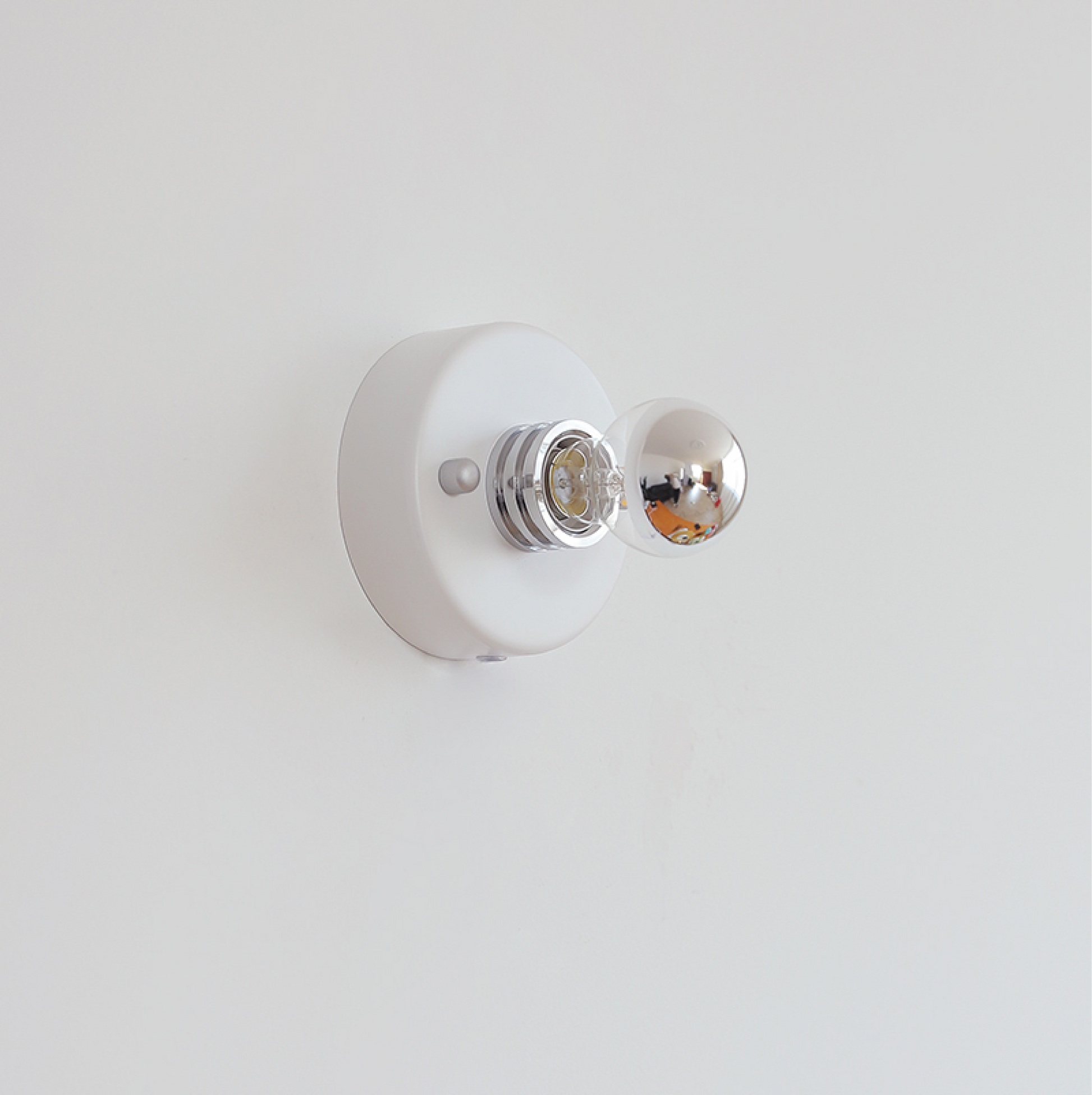 Mini Disc Wall Sconce-Neutral Decor