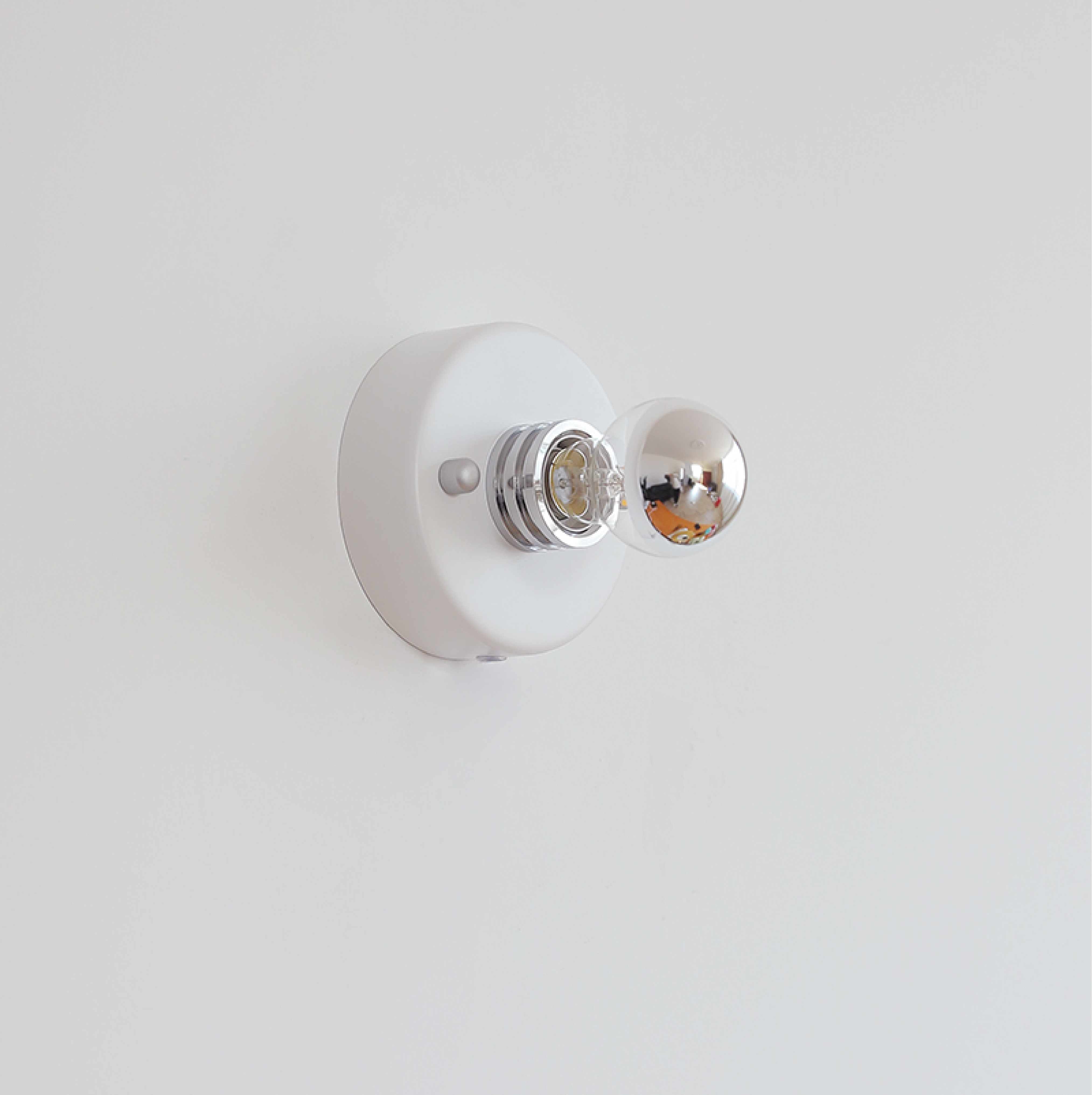 Mini Disc Wall Sconce-Neutral Decor