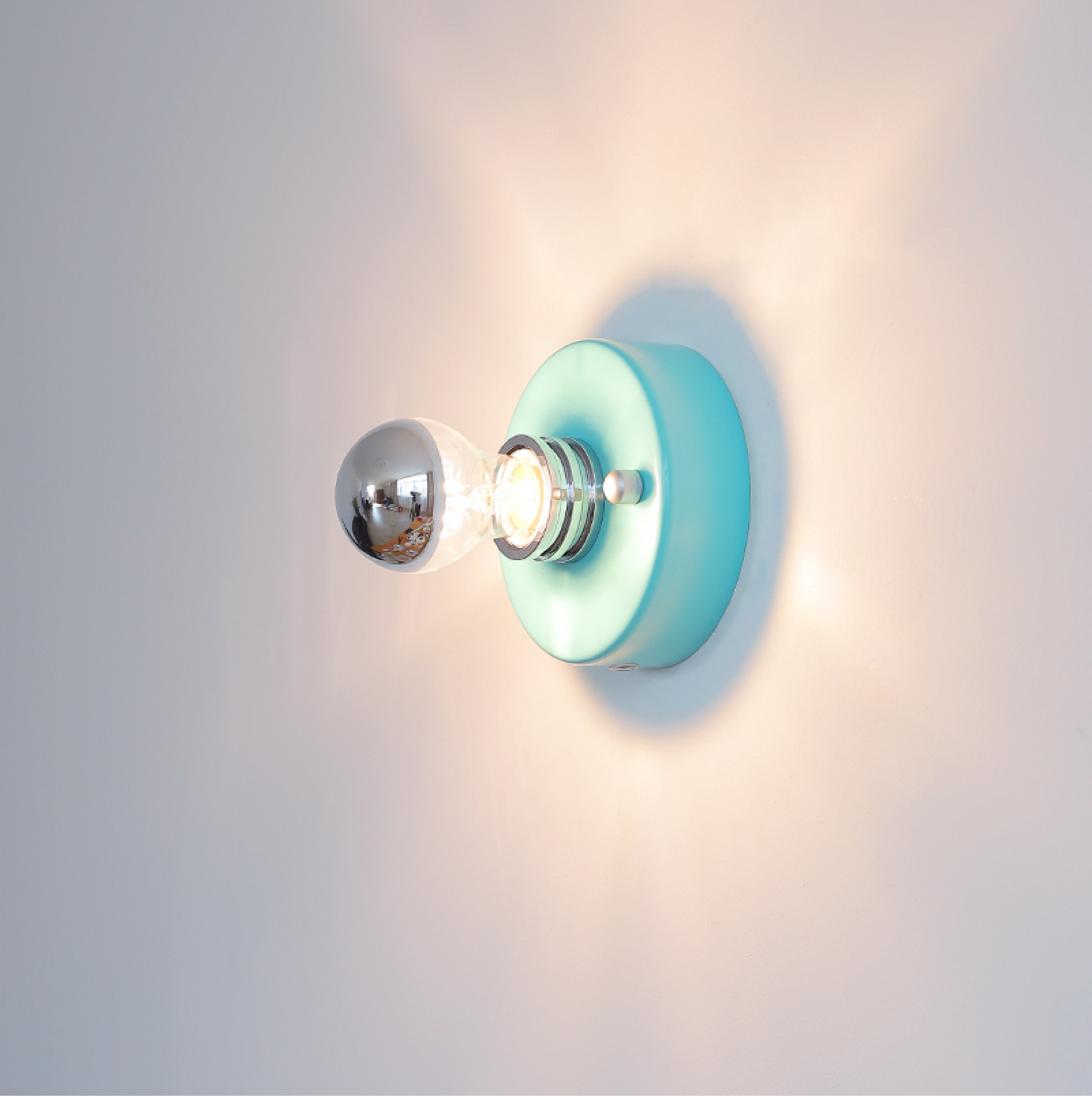 Mini Disc Wall Sconce-Neutral Decor