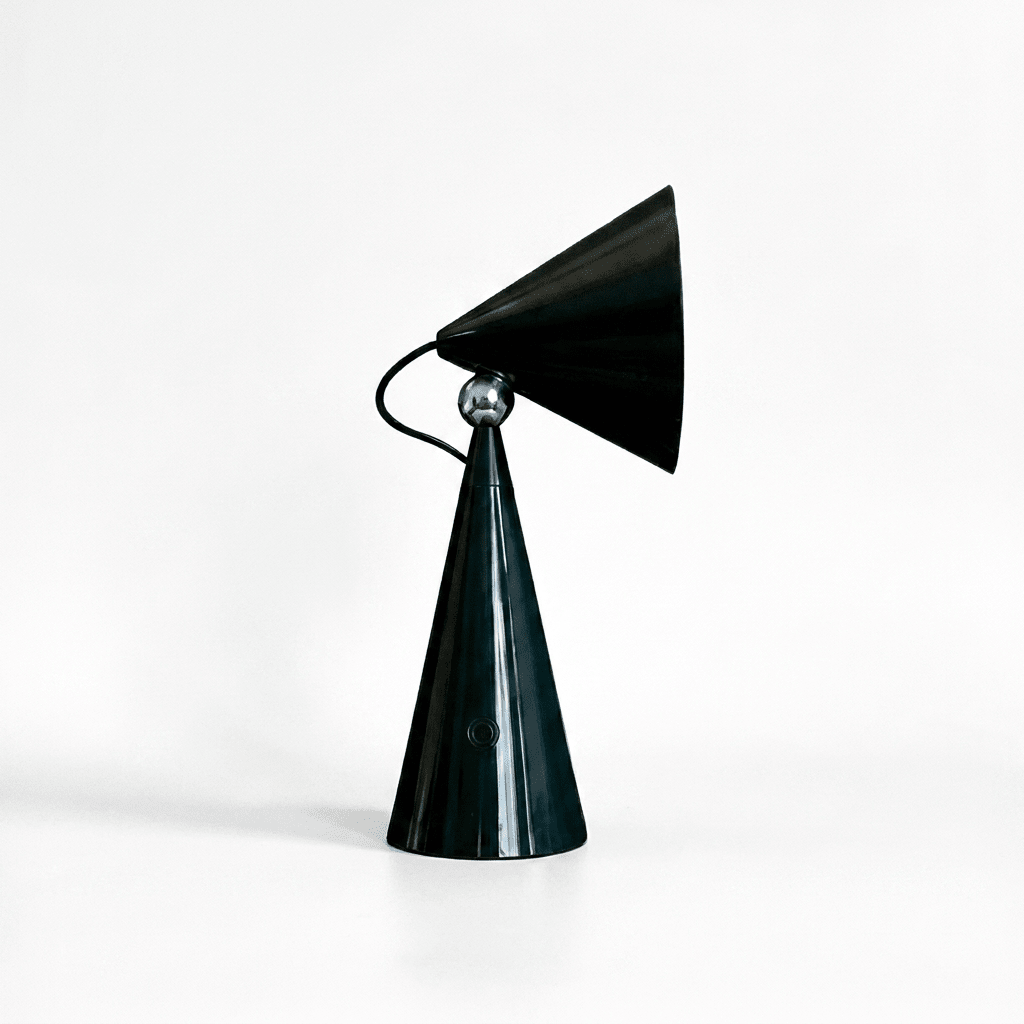 Rechargeable Cone Table Lamp-Neutral Decor