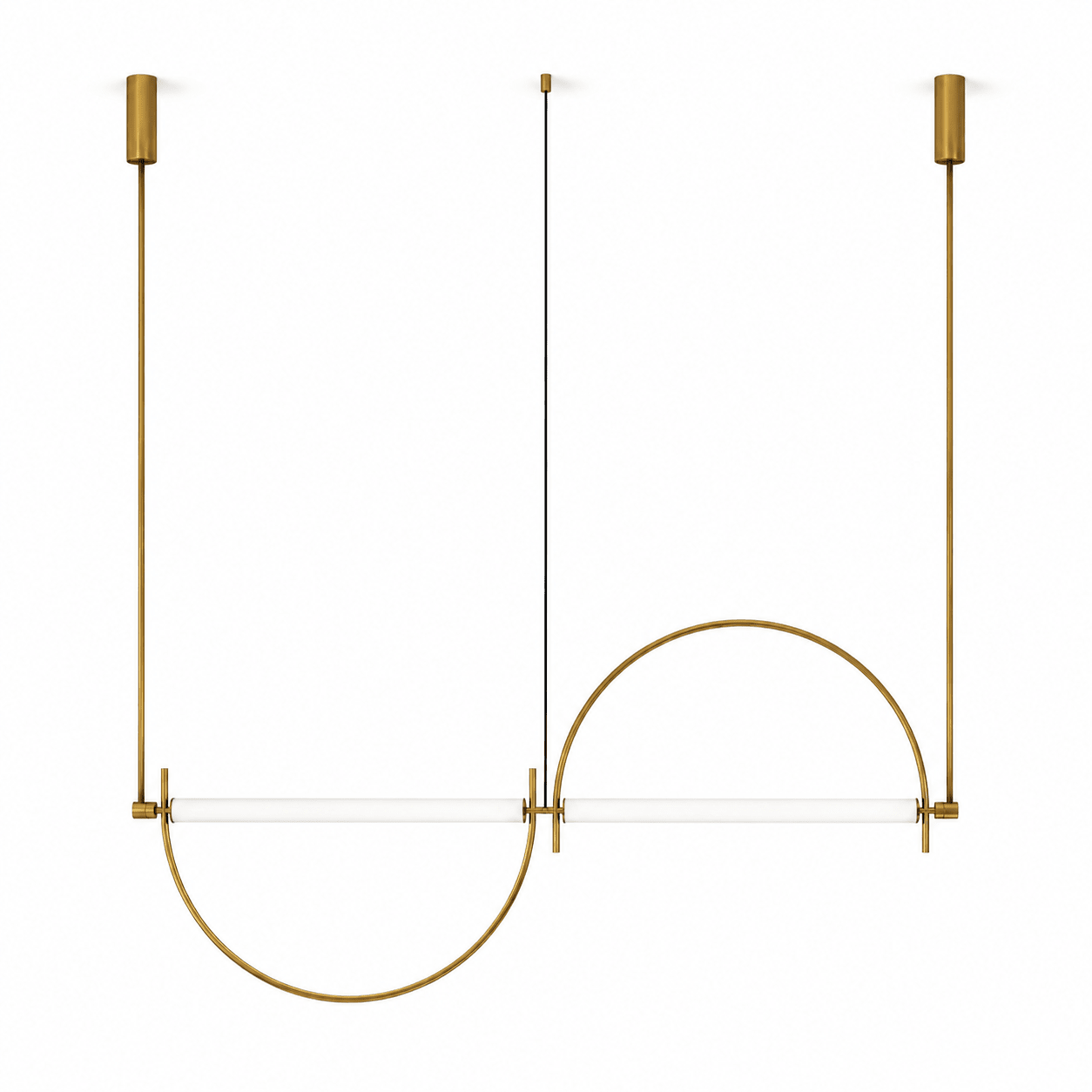 Arched Linear Led Chandelier-Neutral Decor