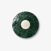 Pietraluna Round Stone Disc Wall Sconce-Neutral Decor