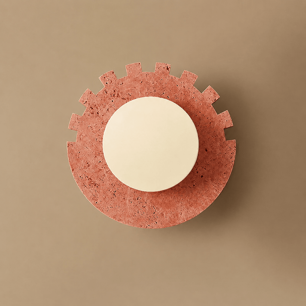 Backlit Wall Sconce-Neutral Decor