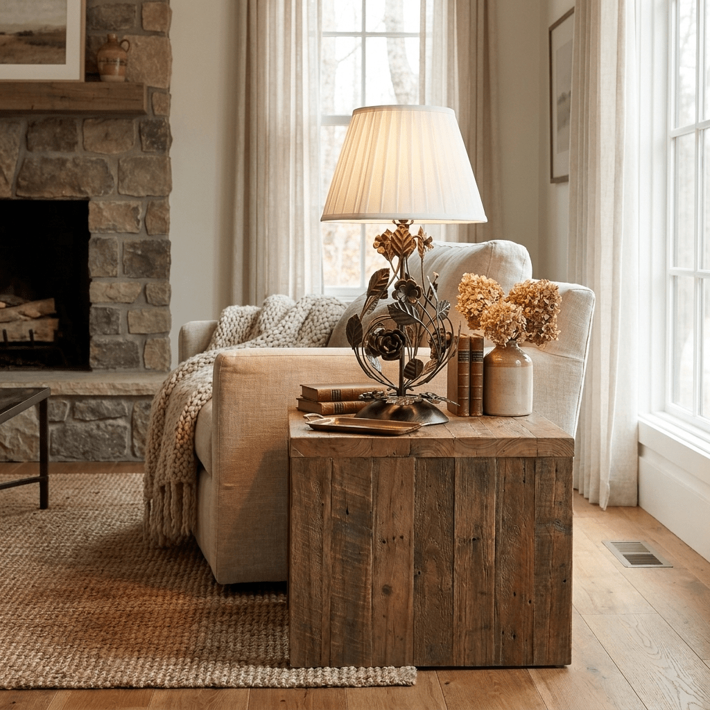 Rosaspina Wrought Iron Rose Table Lamp-Neutral Decor
