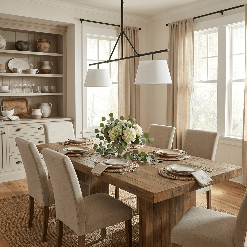 Two Light Linear Island Pendant Lamp-Neutral Decor