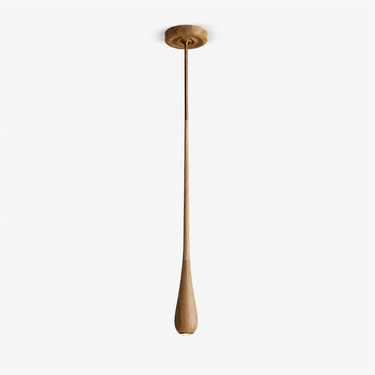 Elongated Teardrop Pendant Light-Neutral Decor