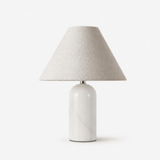 Petra Marble Table Lamp-Neutral Decor