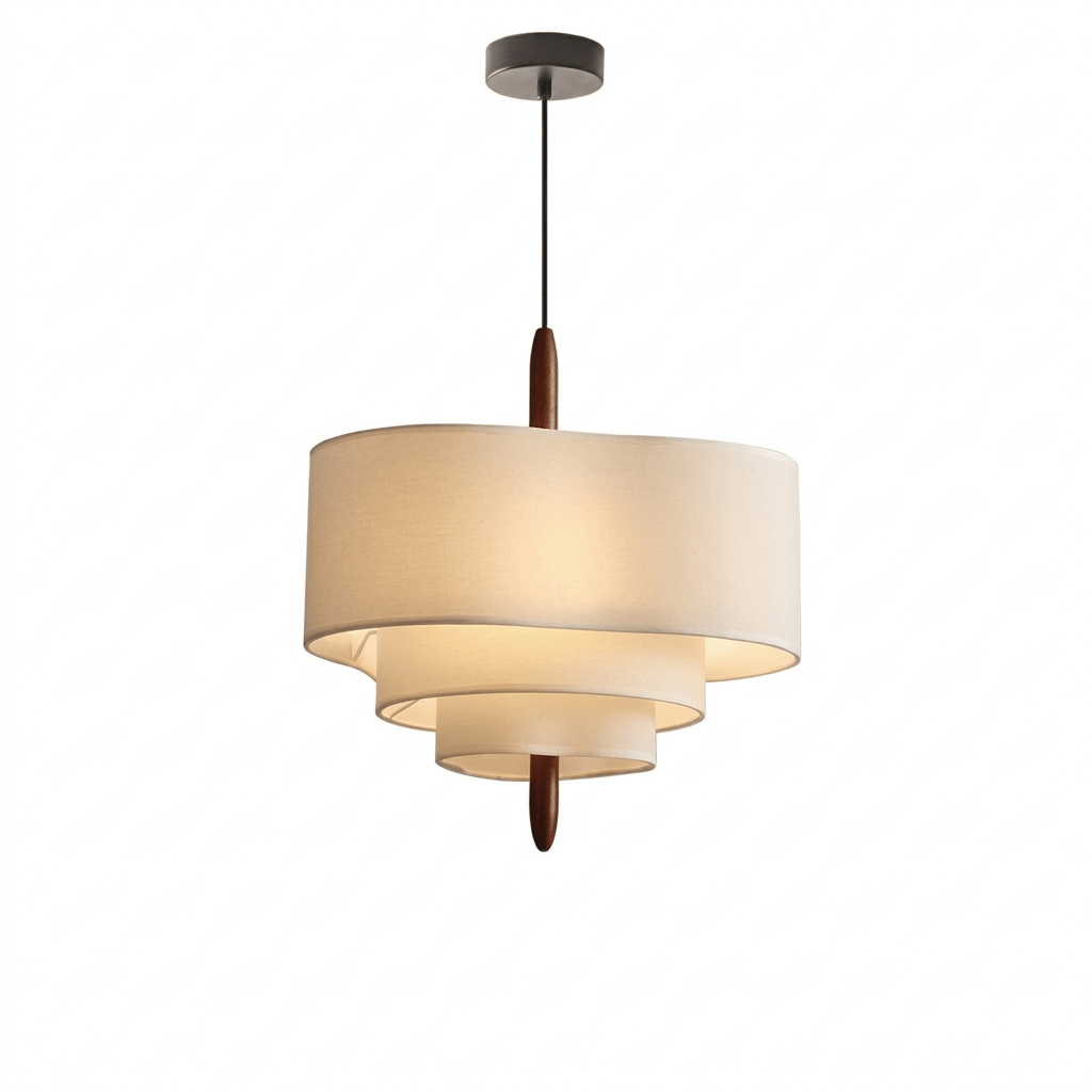 Hartmere Tiered Fabric Pendant Light