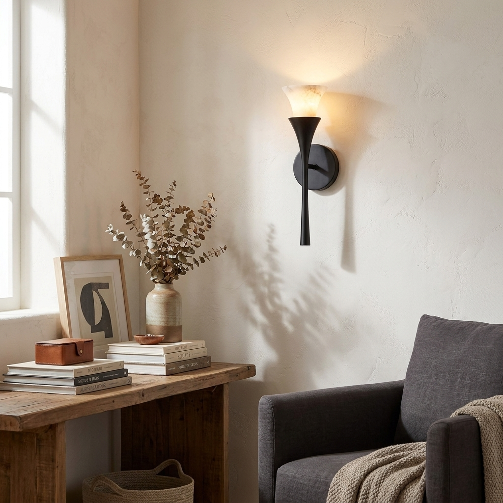 Kestleigh Alabaster Wall Sconce