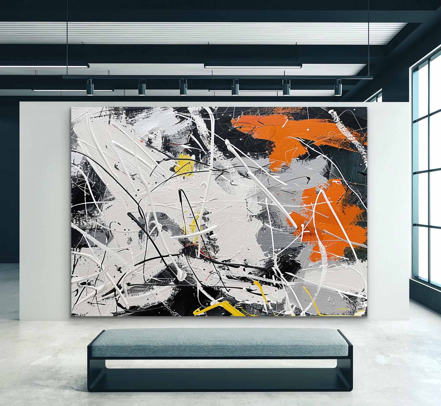 Abstract Expressionist Art AEA006 - Neutralighting
