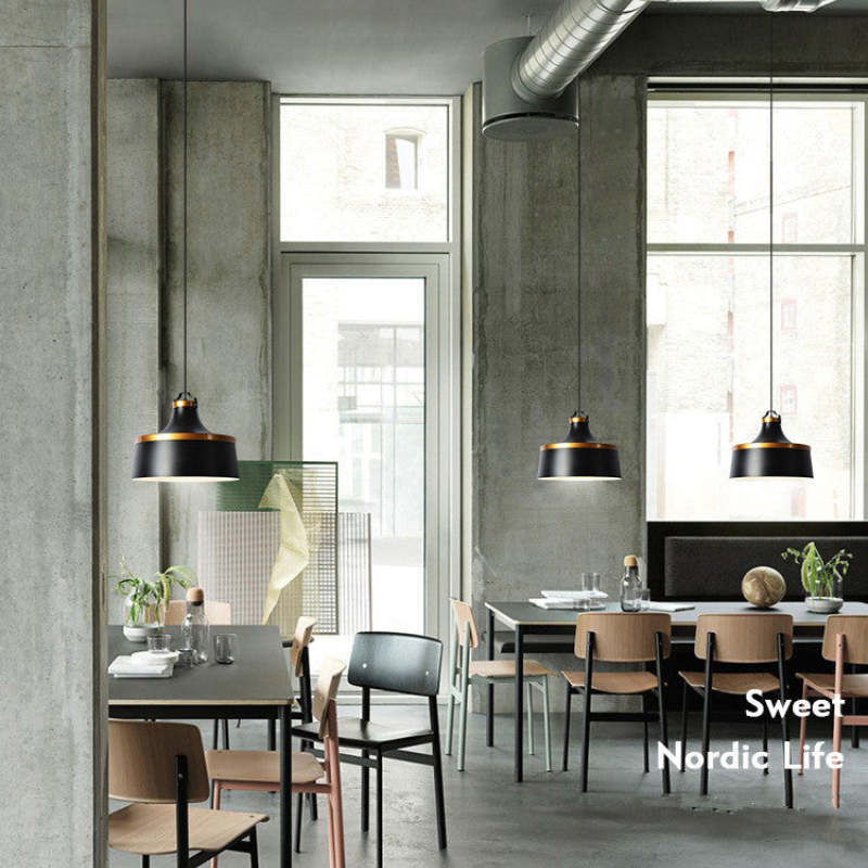 Valentina Modern Colorful Single Pendant Light, Metal Shade - Neutral Decor