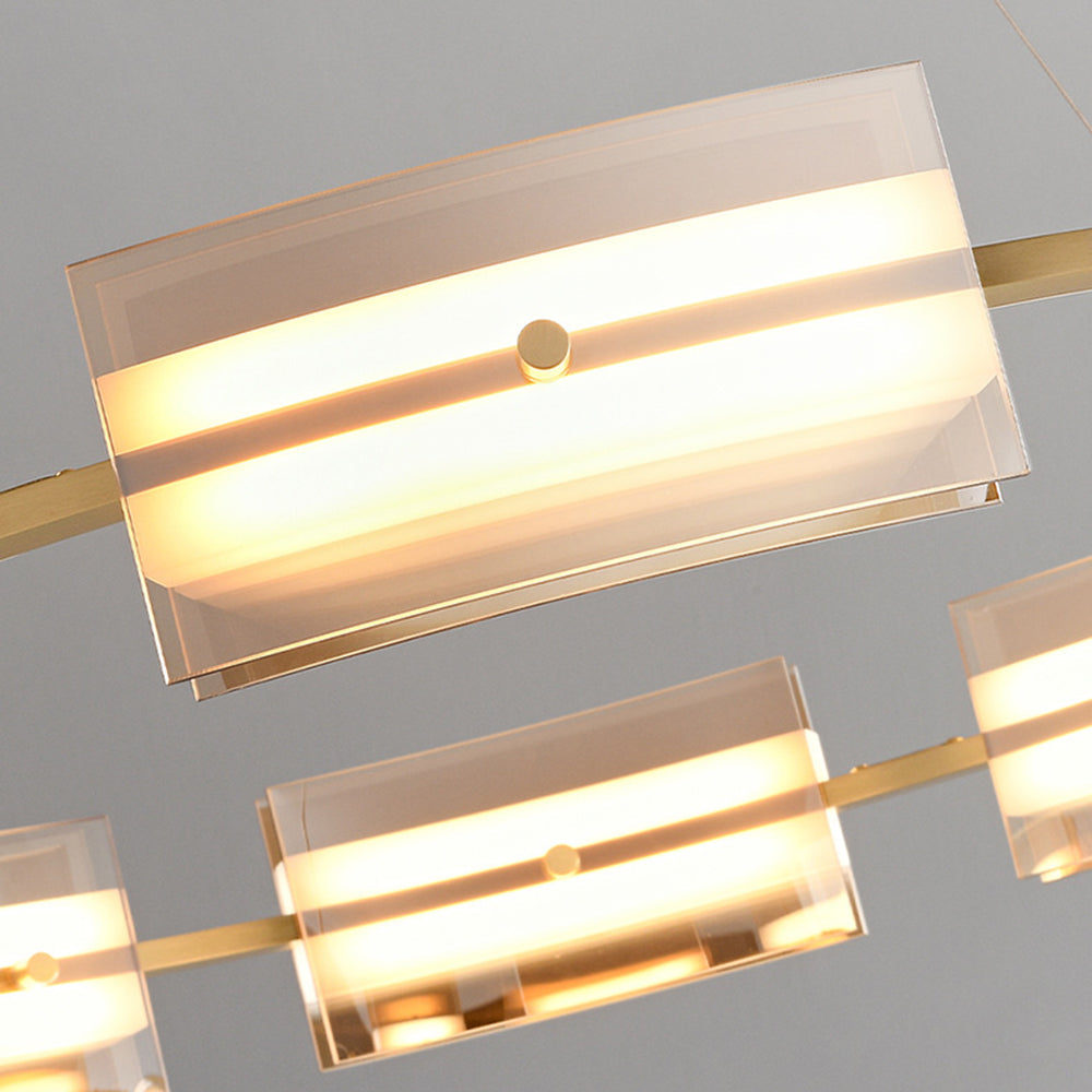 Arisha Minimalist Ring Metal Pendant Light,Black/Gold - Neutral Decor