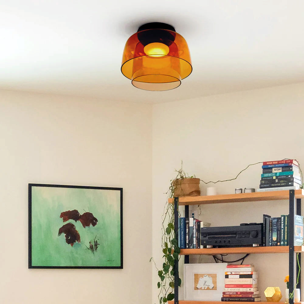Aria Modern Simple Creative Glass Flush Mount Ceiling Light - Neutral Decor