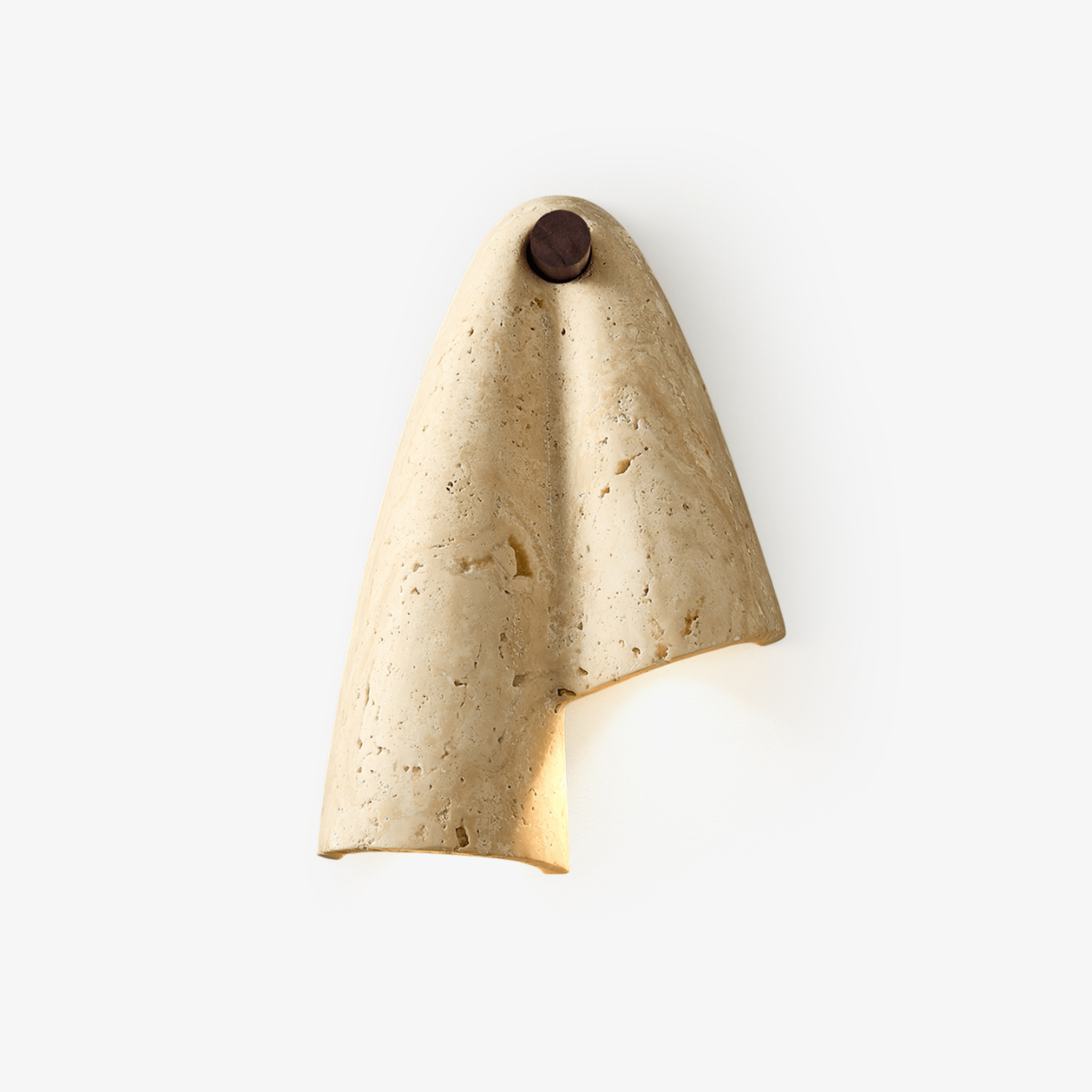 Artistic Travertine Wall Light-Neutral Decor
