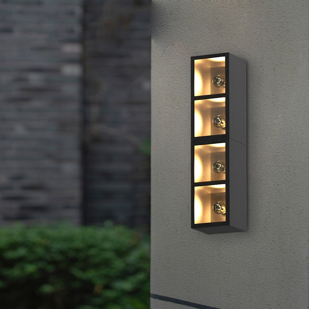 Joeph Creative Combination Glass Outdoor Wall Lamp