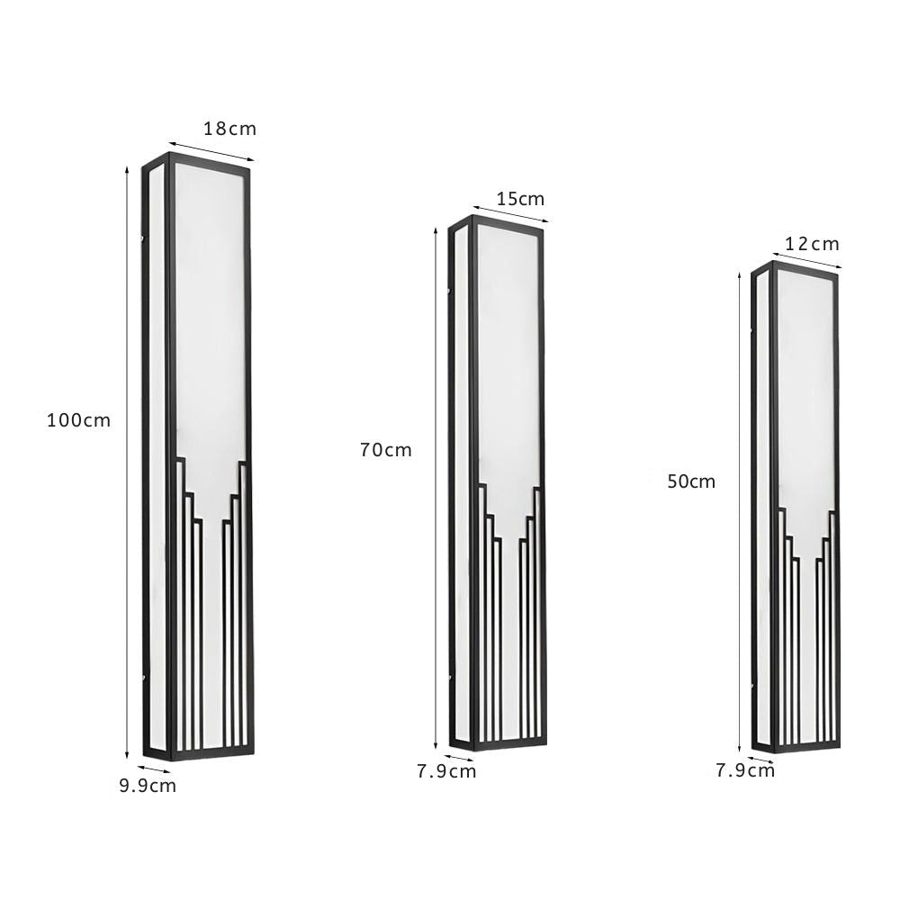 Gertrude Strip LED Modern Resin Outdoor Wall Light