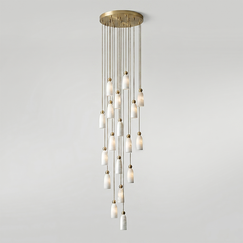 The Figure pendant light in a contemporary home entryway.