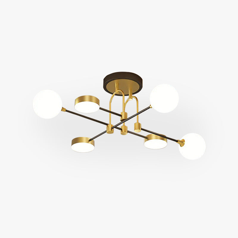 Valentina Industrial Modern Ceiling Light - Neutral Decor