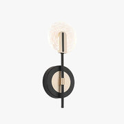 Valentina Wall Lighting Disc Modern, Metal/Acrylic, Black/White, Bedroom - Neutral Decor