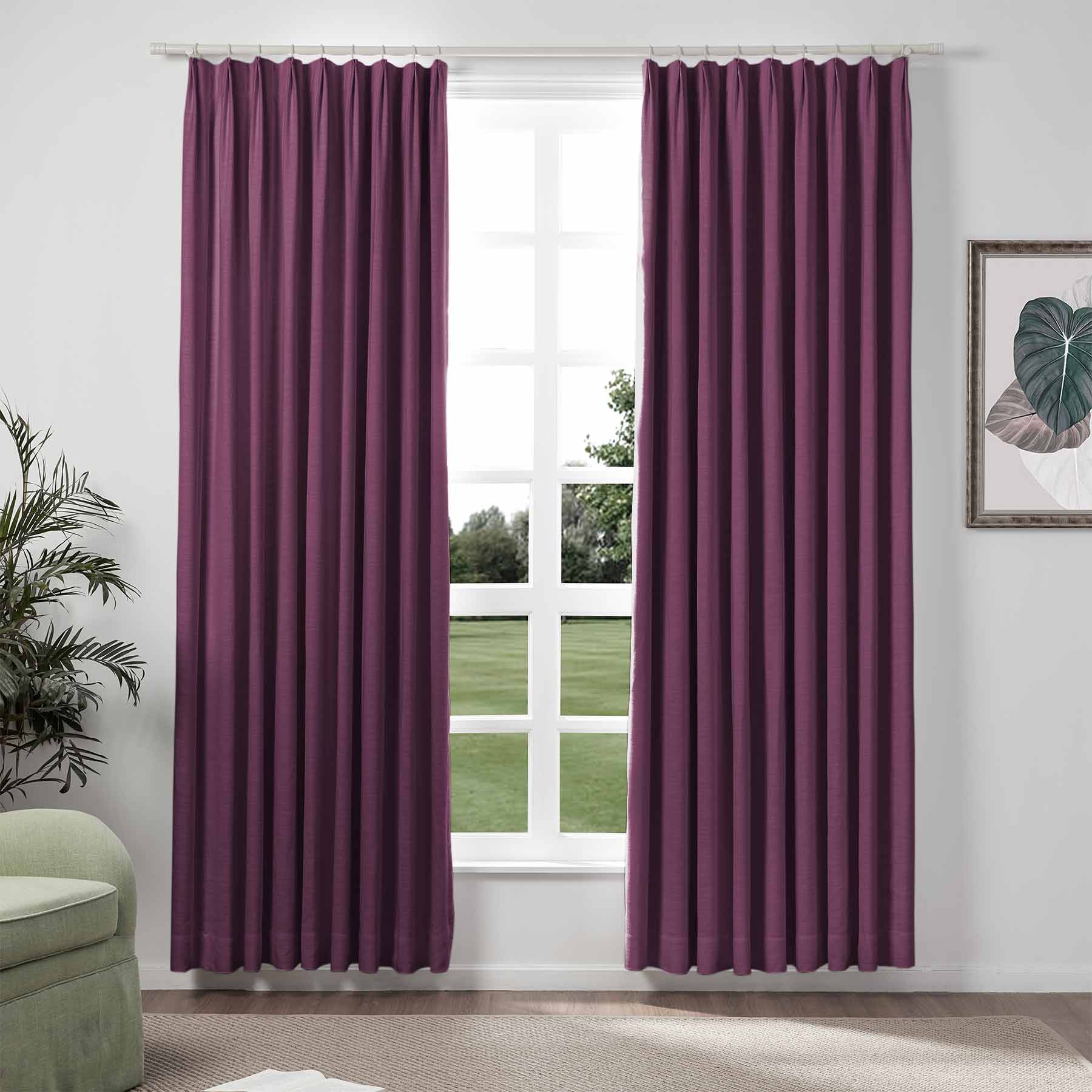 Lily Linen Blackout Curtains & Drapes-Neutral Decor