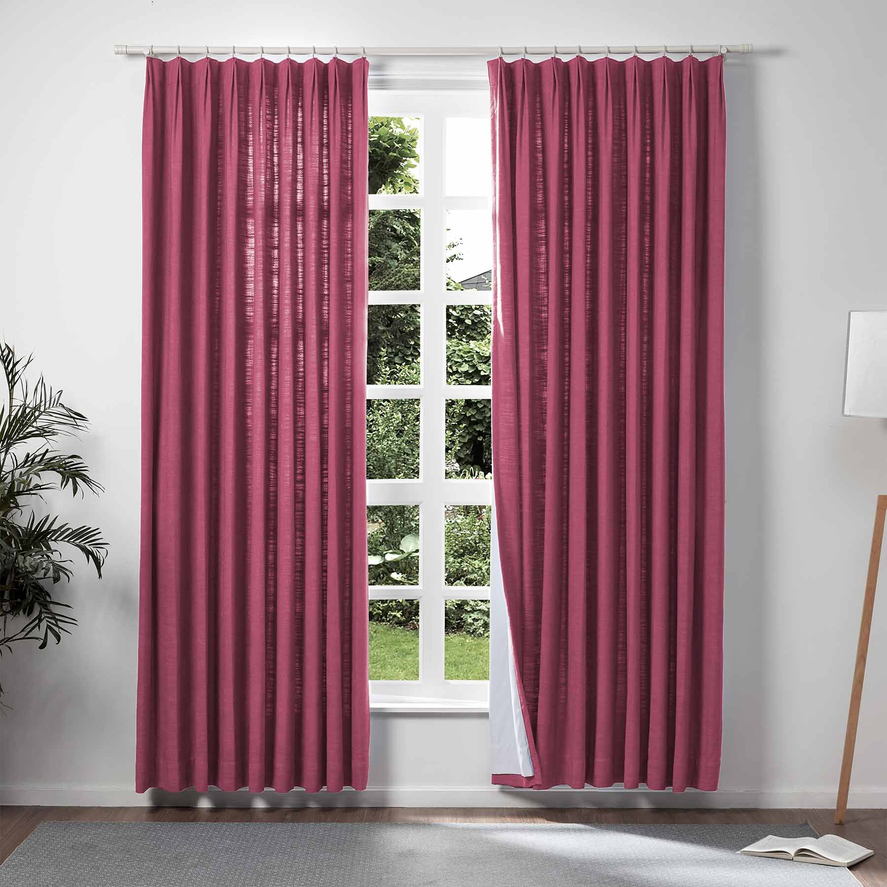 Lily Linen Curtains & Drapes Soft Top-Neutral Decor