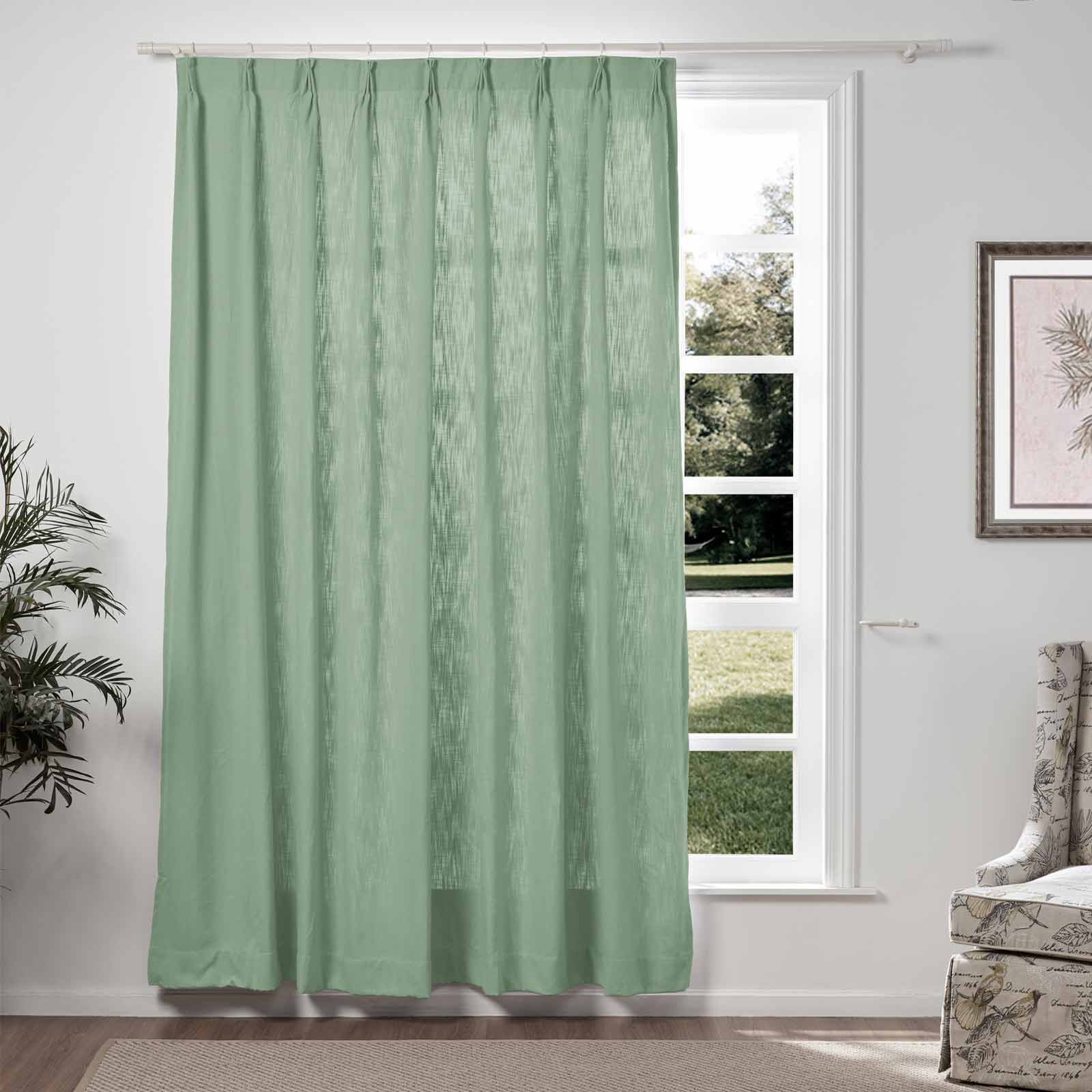 Lily Linen Curtains & Drapes Soft Top-Neutral Decor