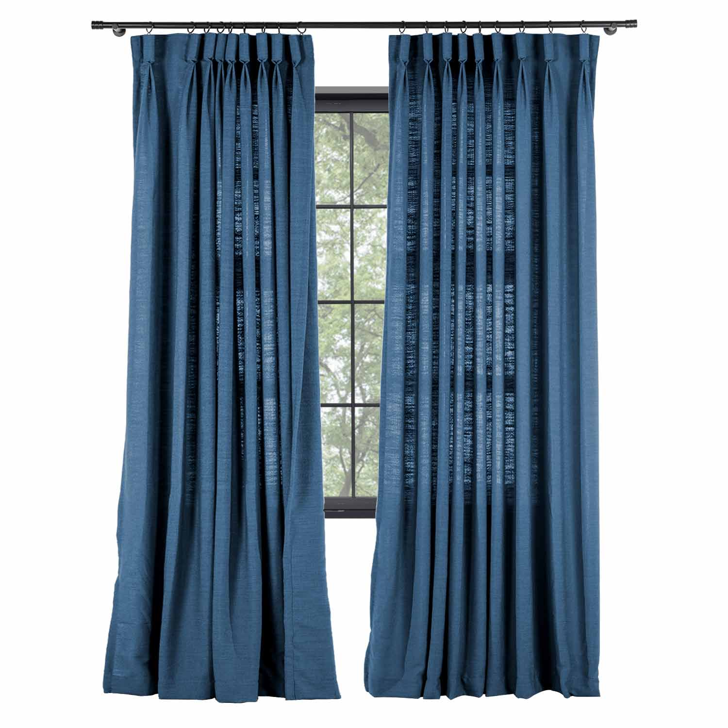 Lily Linen Curtains & Drapes Soft Top-Neutral Decor