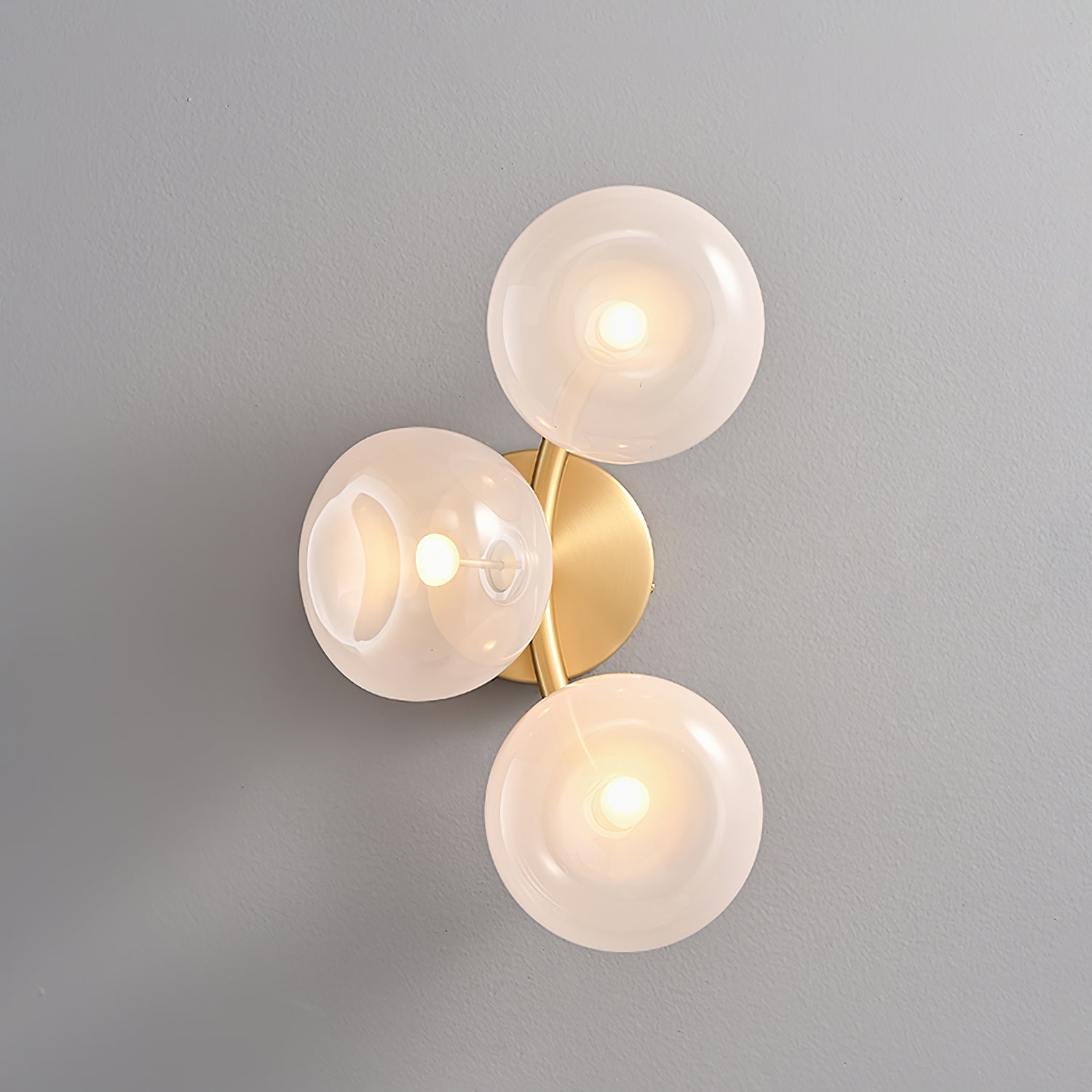 Salem Wall Lamp Vine Nordic Art Glass Metal-Neutral Decor