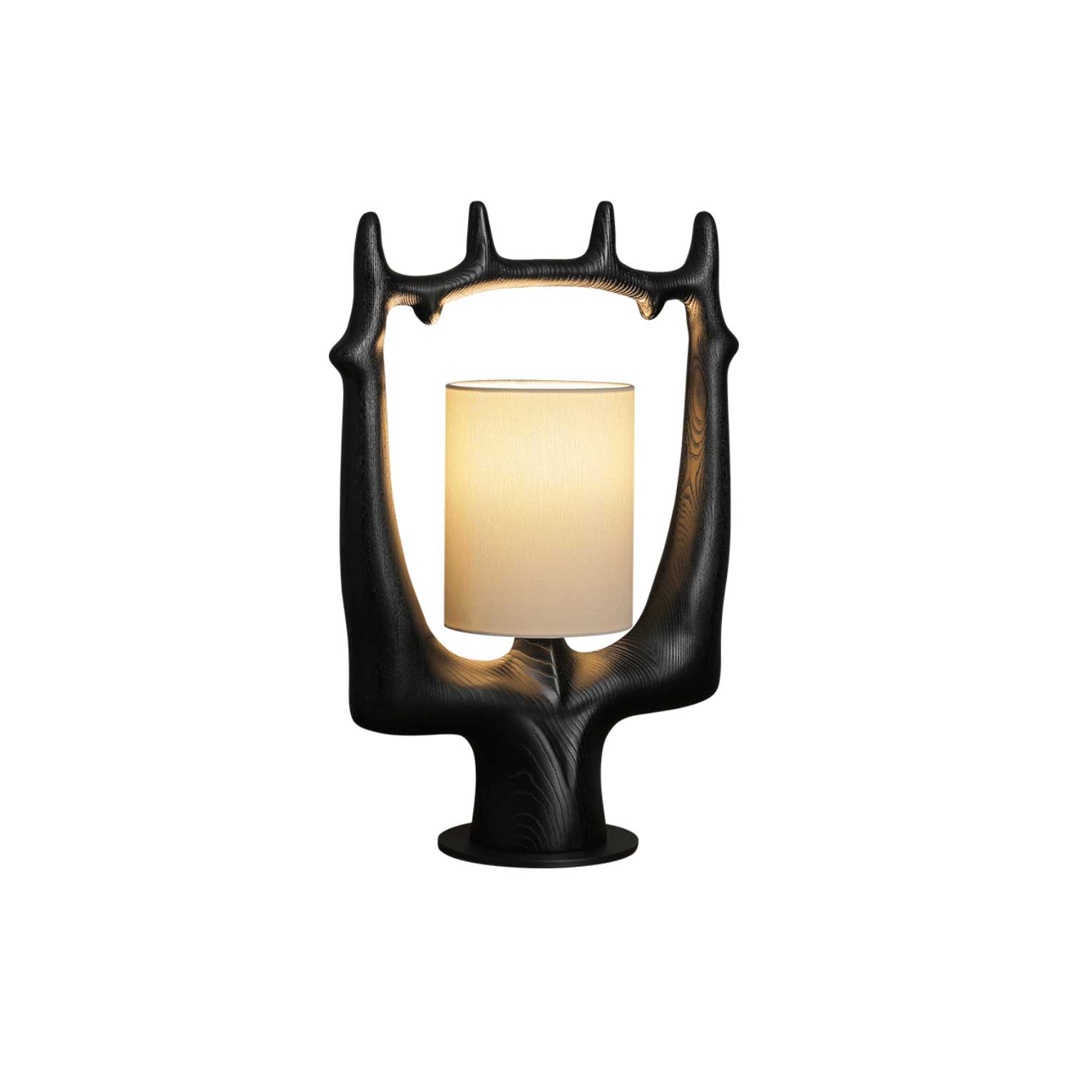 Roise Nature Wood Table Lamp-Neutral Decor