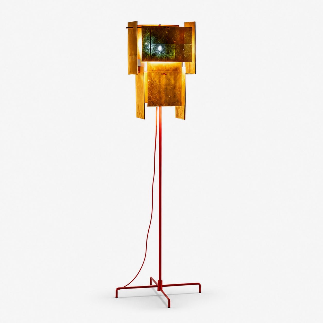 Gold Gallery Floor Lamp-Neutral Decor