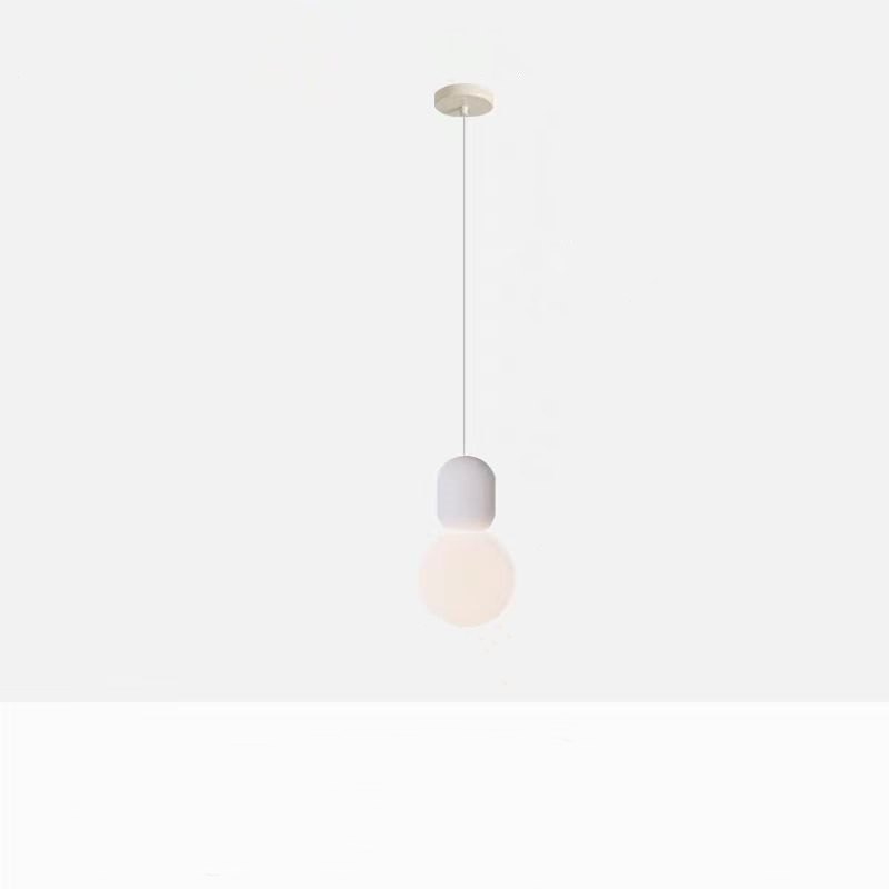 Valentina Modern Minimalist Glass/Metal Pendant Light Dining Room - Neutral Decor