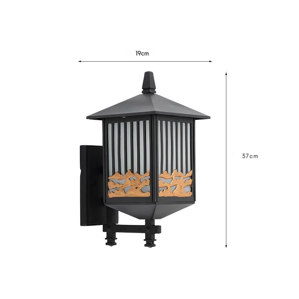 Larna Retro LED Modern Outdoor Wall Sconce