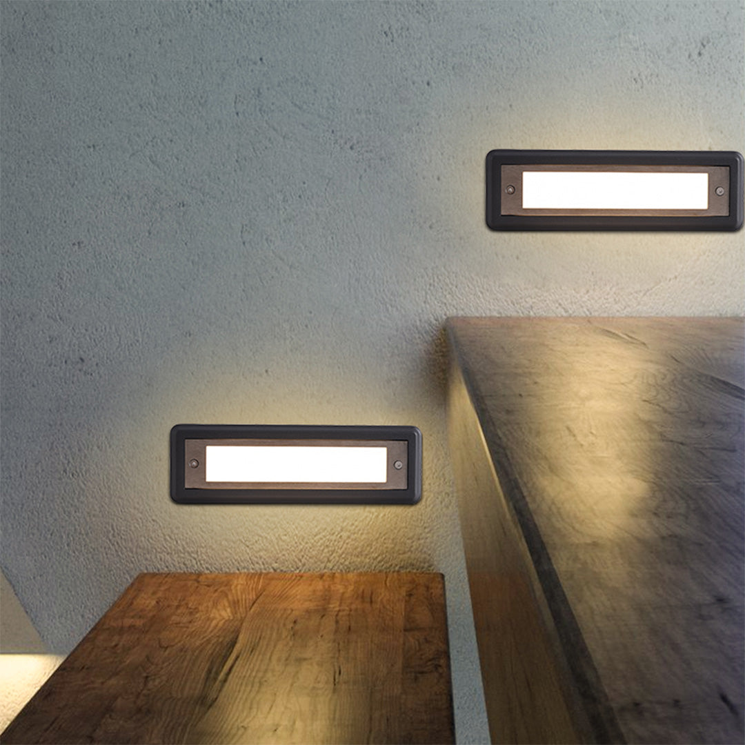Gal LED Recessed Minimalist Outdoor Step Lights