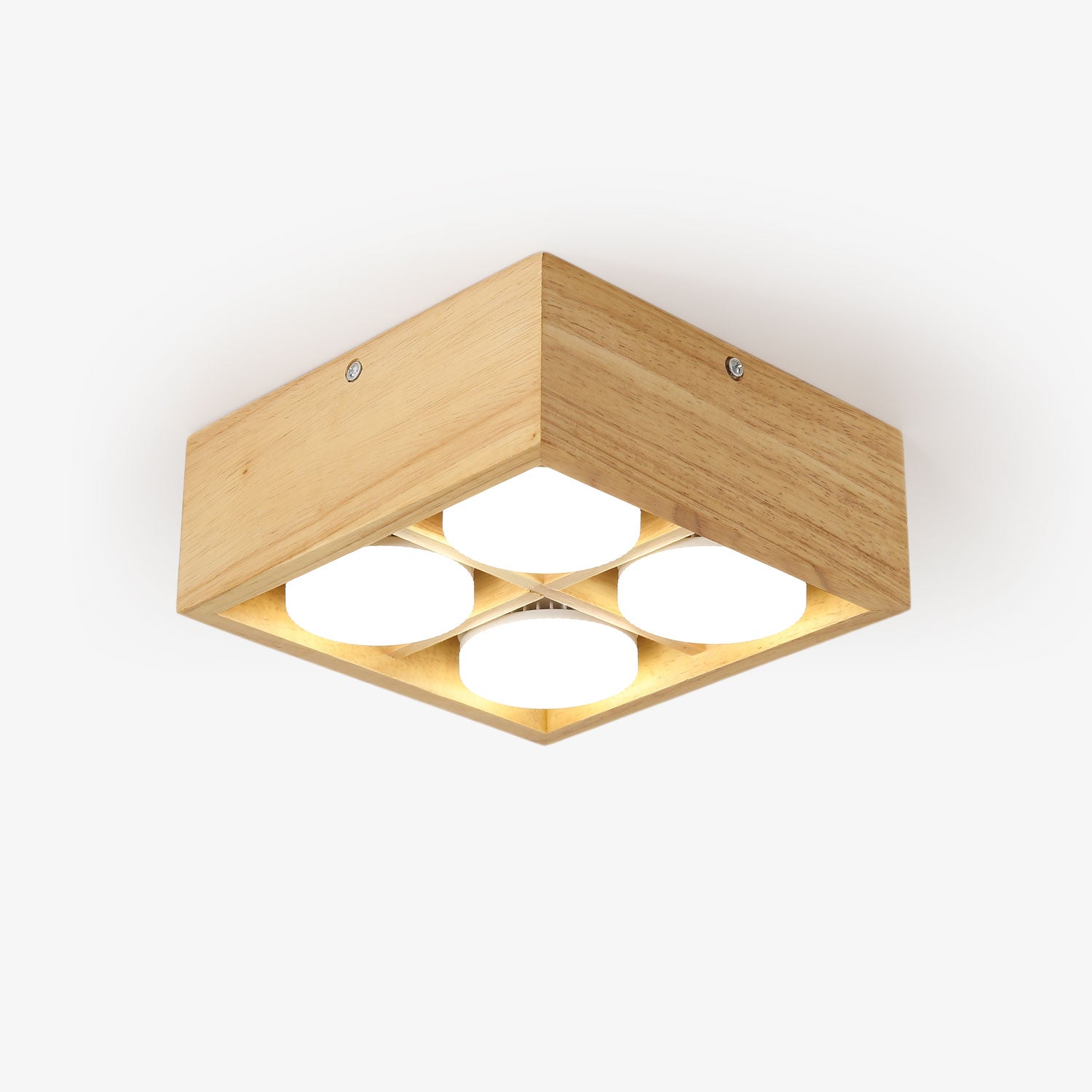 Eliza Minimalist Wood Ceiling Light-Neutral Decor