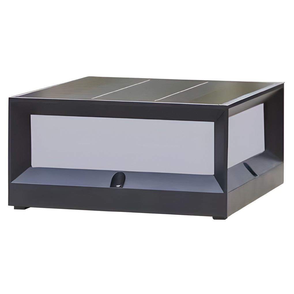 Una Square Unique Modern Solar Outdoor Lights