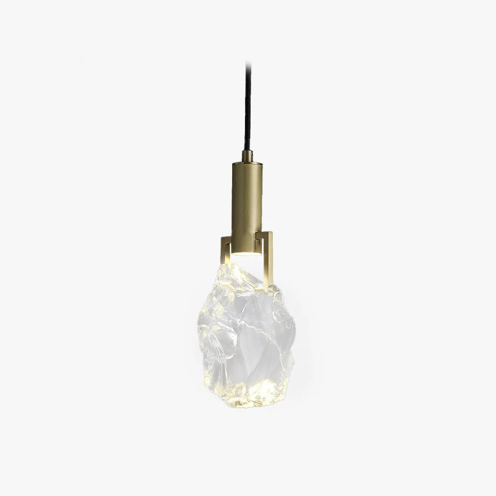 Drop Crystal Pendant Light-Neutral Decor