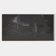 Black Abstract Painting ABAP23 - Neutralighting
