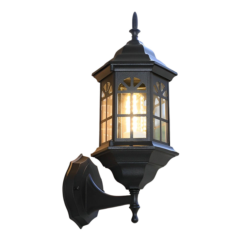 Wilette Classic LED European Glass Outdoor Wall Lamp