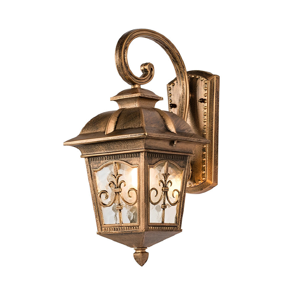 Noine Retro Elegant LED European Glass Outdoor Wall Lights