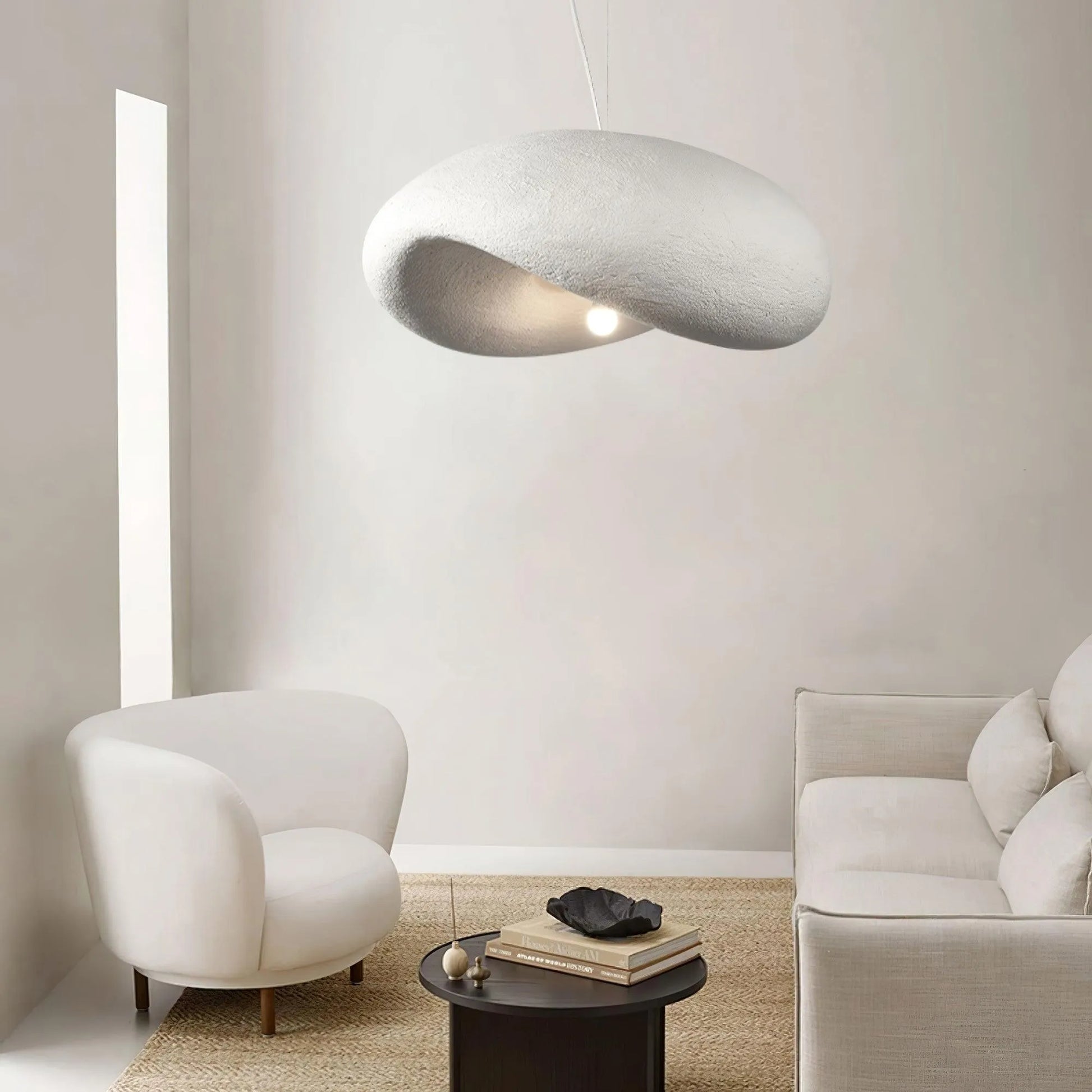 Cosmo Modern Cloud-shape Wabi Sabi Style Pendant Light-Neutral Decor