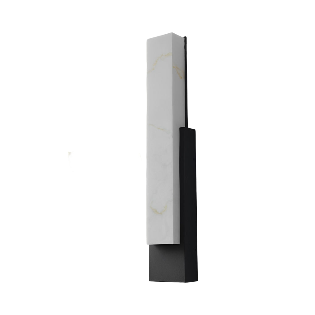Mirabelle Imitation Shade LED Modern Marble Outdoor Wall Light