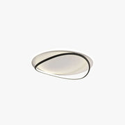 Arisha Minimalist Ring Modernom Flush Mount Ceiling Light - Neutral Decor